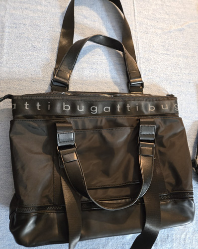 Bugatti black branded nylon - branded,