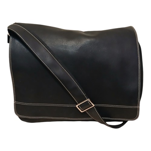 Bugatti leather messenger bag - leather,
