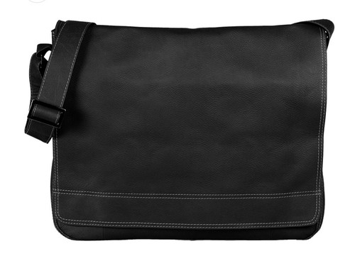 Leather laptop messenger - laptop,
